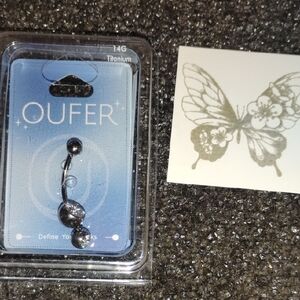 OUFER Titanium Belly Button Ring